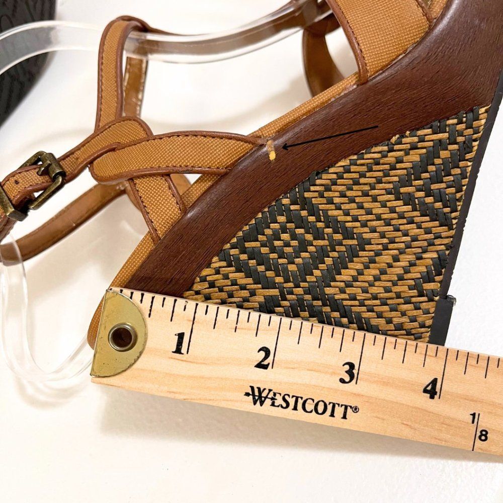 Women's Wedge Platform Sandals Size 8.5M - Picture 11 of 14